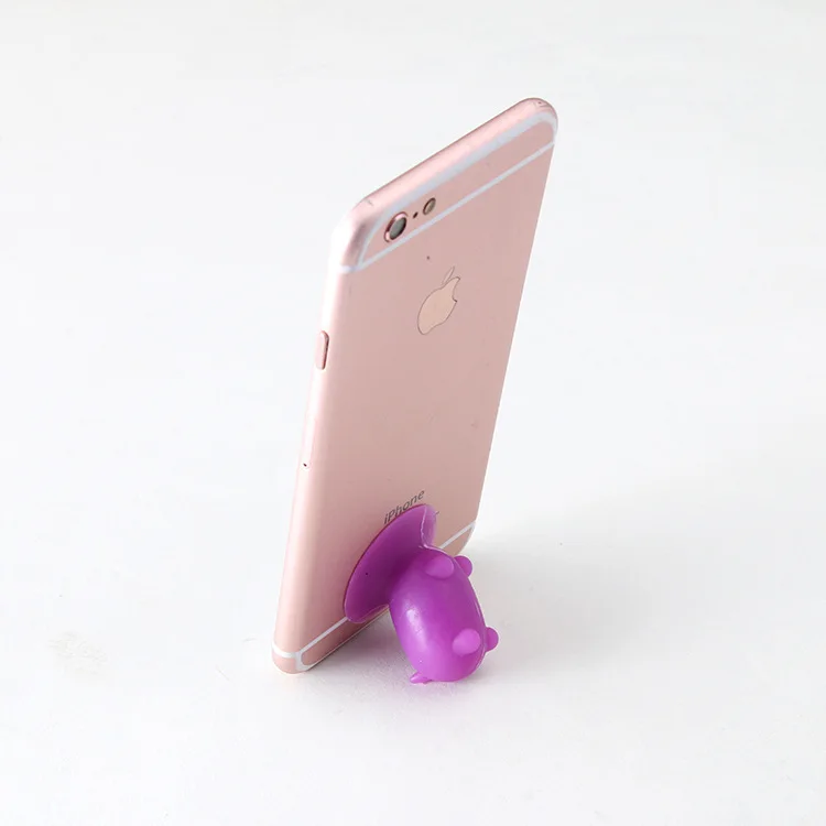 Cartoon Piggy Bracket Dawdler Mobile Accessories Cellphone Holder Stand Sale Universal Support For Huawei IPhone Xiaomi Sticker
