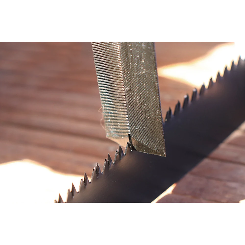 Shina 1pc 5/6/8 Inch Hand File Diamond Sharpener Woodworking Fine Toothed Sand Tool