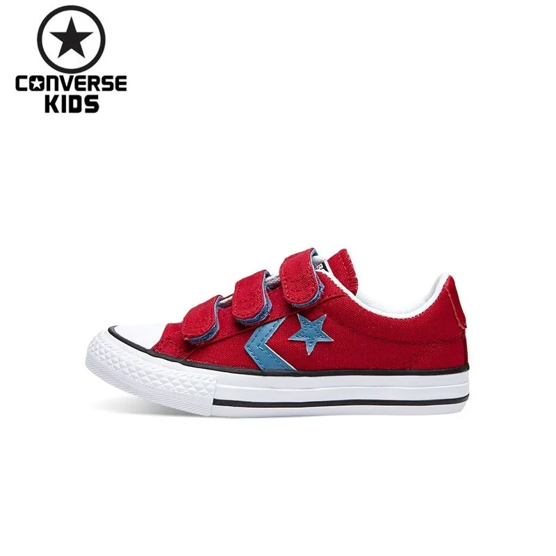 

CONVERSE KIDS Children's Shoes Red Star Arrows Hook&Loop Low Help Magic Subsidies Canvas Shoes #660741C-H