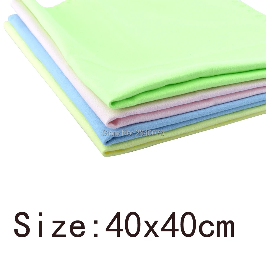 

1piece 200g 40x40cm Suede Lens Clothes Eyeglasses Cleaning Cloth Microfiber Phone custom glasses cleaning cloth