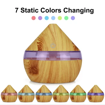 

300ml USB Mist Air Humidifier Essential Oil Diffuser 7 Color Changing Night Light Humidifier for Office Home Bedroom Living Room