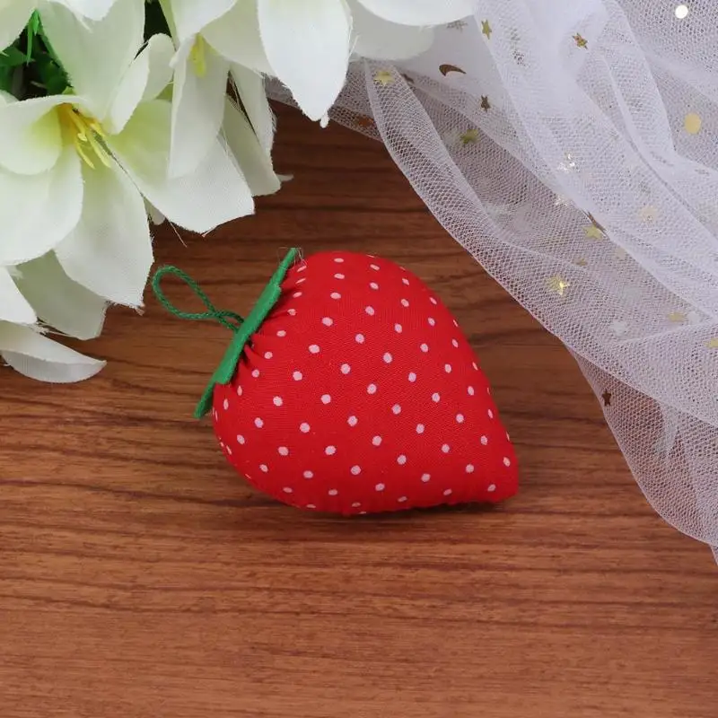 Клубничная игла Pincushion безопасная булавка для вышивки крестиком швейные булавки