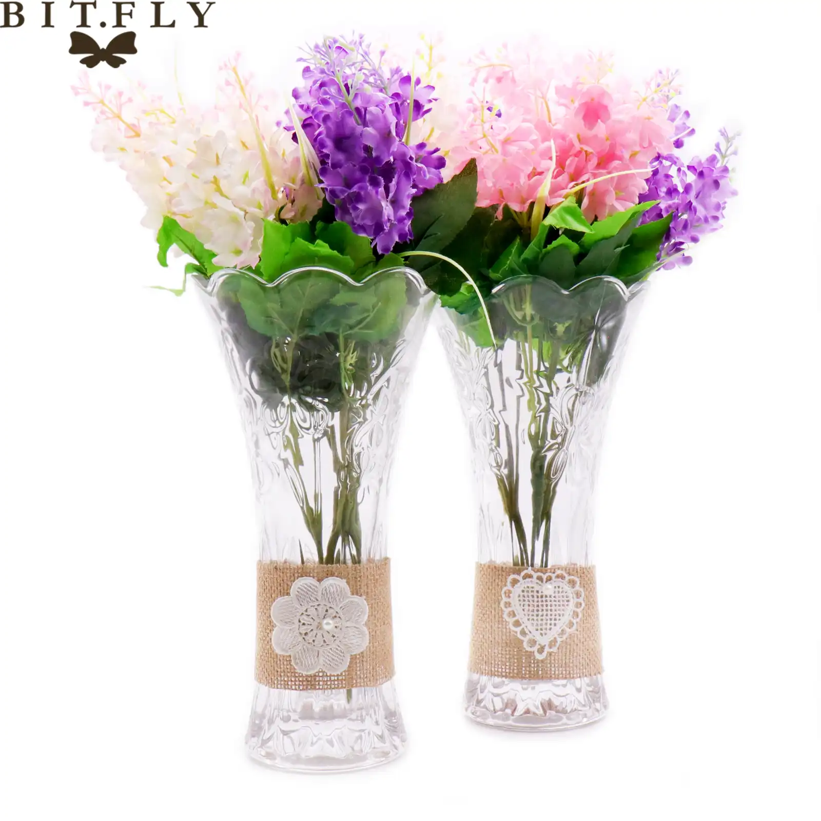 Bit Fly 6x25 5cm Decor Home Burlap Flower Ribbon Rustic Wedding