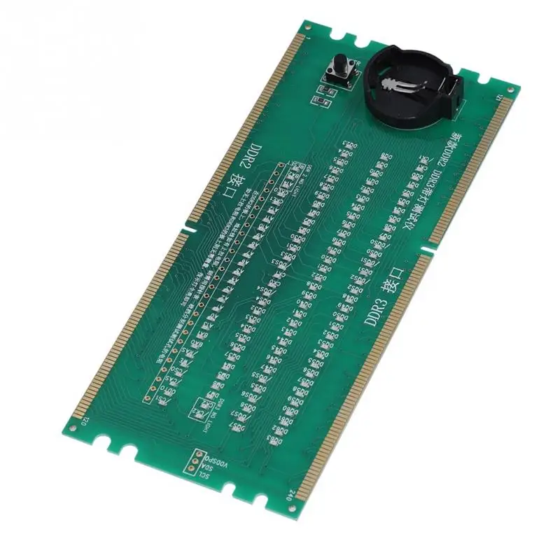 Два в одном для рабочего стола материнской платы Тесты карты DDR2 / DDR3 с светильник