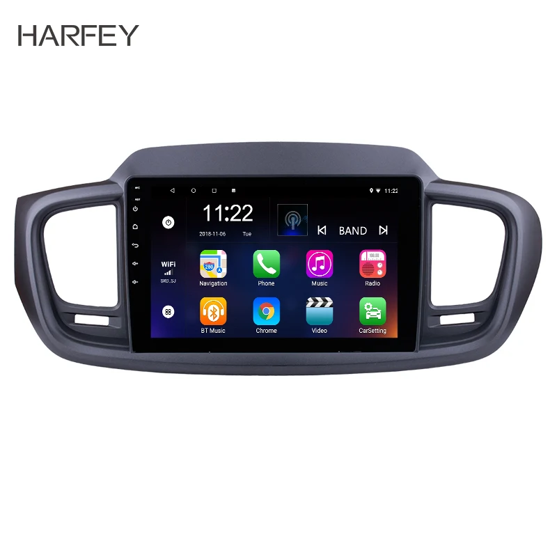 Harfey 10 1 &quot2 Din Android 9 0/8 Левая рука водителя автомобиля GPS Радио для 2015 KIA SORENTO