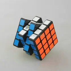 Yuxin синий Kylin 4x4 куб черный/Stickeless/белый скоростной куб Cubo Magico развивающие игрушки