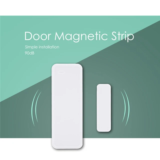 Cheap GS-WDS07 Wireless Door Magnetic Strip 433MHz Smart Home Window Door Wireless Sensor Work with Golden Security Alarm Home System