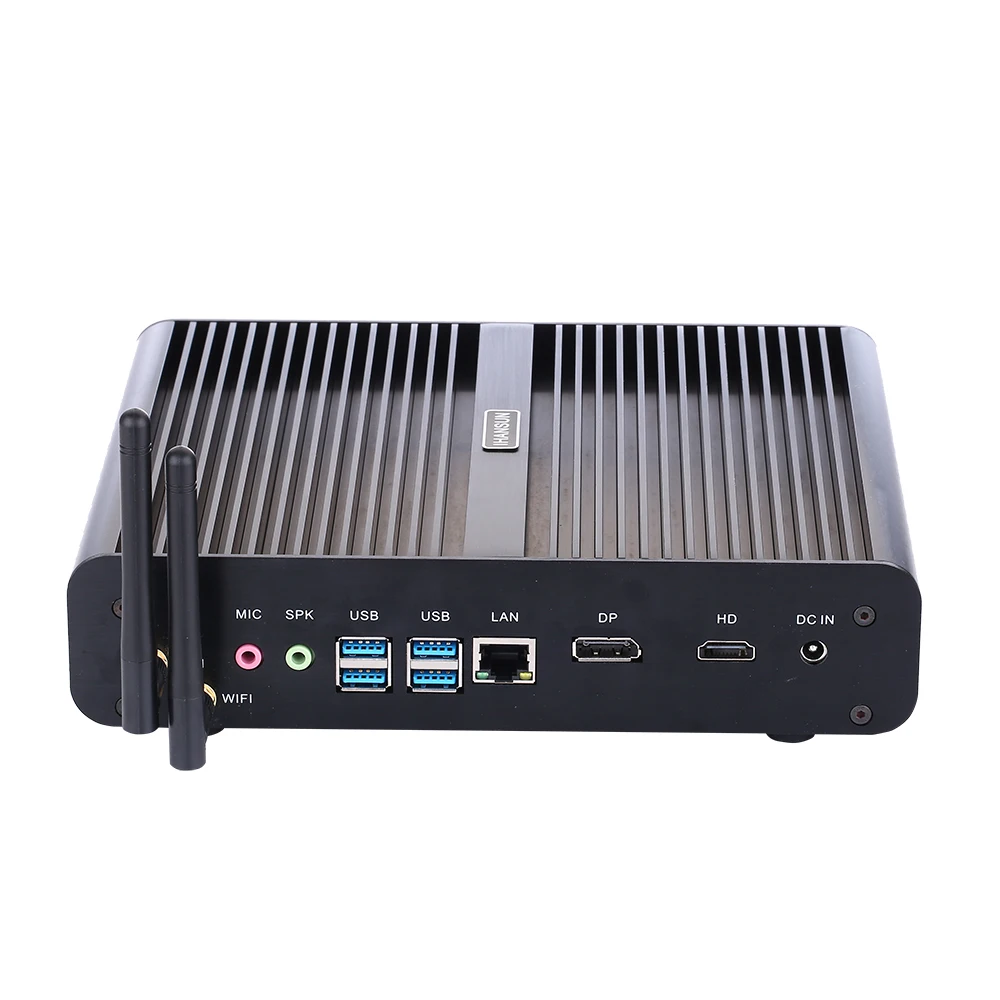 

Fanless Mini PC,Intel Quad Core I7 8550U,Windows 10/Ubuntu,Black,[HUNSN BM14L],(WiFi/1DP/1HD/4USB3.0/1USB2.0/1LAN)