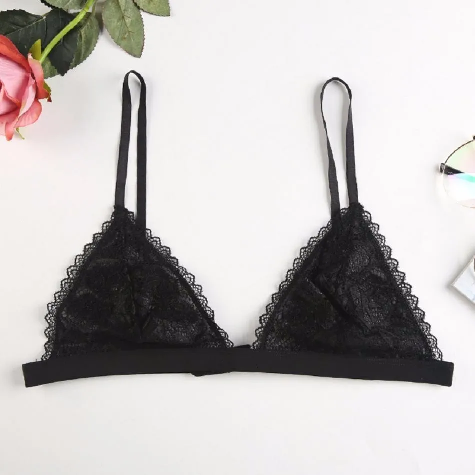 Missomo Ladies Lace Backless Women Bra Sexy VS Wide BH Bralet Modis Push Up Bralette Plus Size Cup Brassiere Lingerie Underwear