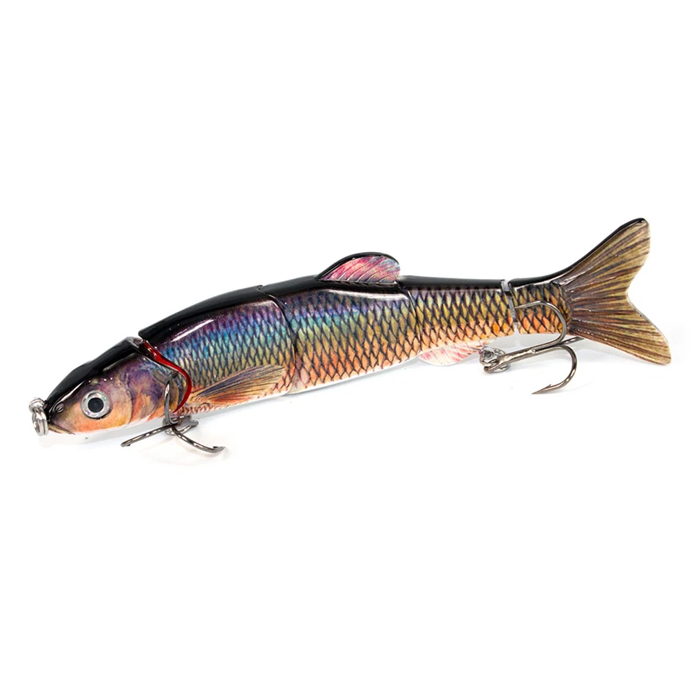 5 секций 6 &quot/16 см рыболовная приманка Кривошип плавать басы Shad Dace рыболовные