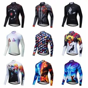 

2019 team Bike Jersey long sleeve Road Bike shirts Cycling clothing breathable MTB maillot Ropa Ciclismo high quality