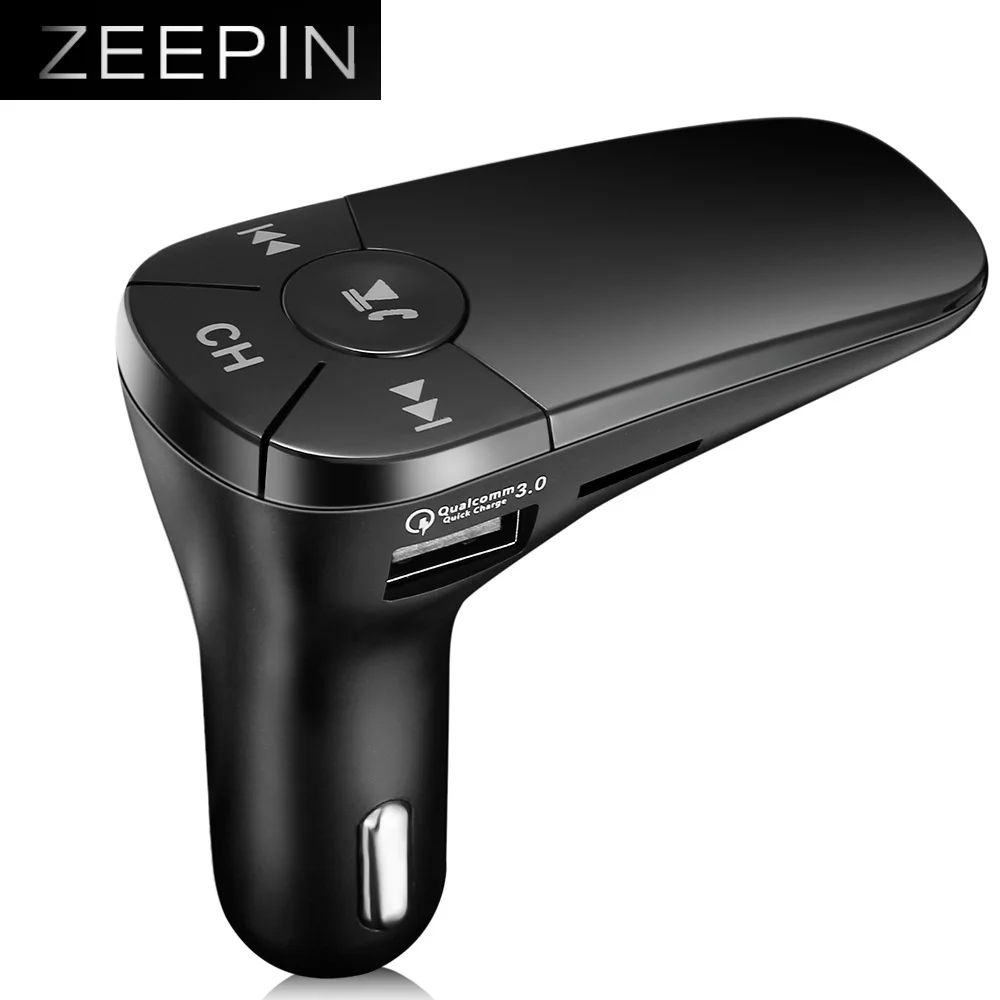 ZEEPIN T10 автомобильный fm передатчик Bluetooth в автомобиле беспроводной MP3 плеер стерео