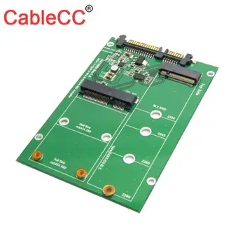 

10pcs/lot CY 2 in 1 Combo Mini PCI- E 2 Lane M.2 NGFF & mSATA SSD to SATA 3.0 III PCBA Converter Adapter
