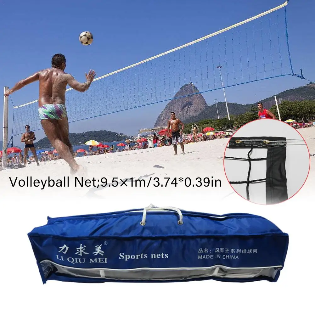 

High Quality Volleyball Net PVC Mesh Standard Competition Professional Beach Volleyball Sports Net For Outdoor Indoor