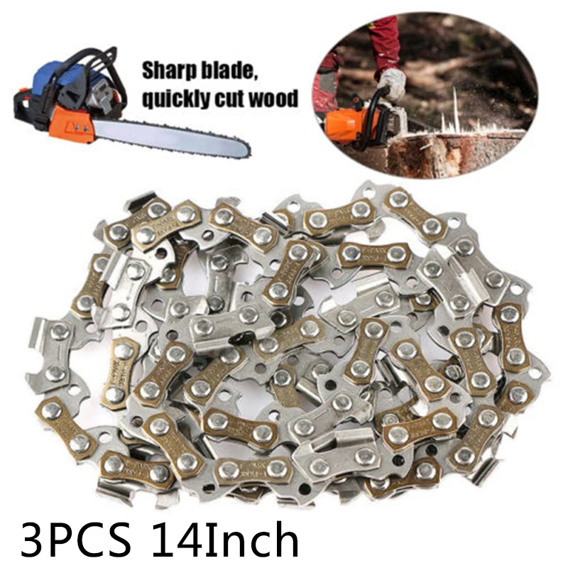 1/2/3pcs 16" Metal Chainsaw Saw Chain Blade 3/8LP.043" Gauge 56DL For DCC690M1 DCCS690 ES300