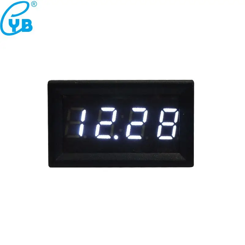 Электрические часы дата год месяц день час минут секундный таймер светодиодный цифровые часы для е-байка 4-знака после запятой поставить Напряжение DC 4,5-30 в