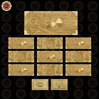 

WR Home Accessory Saudi Arabian Fake Money Currency 200 Riyals 24k Gold Foil Banknote Plated Paper Moeny Collection Craft Gift