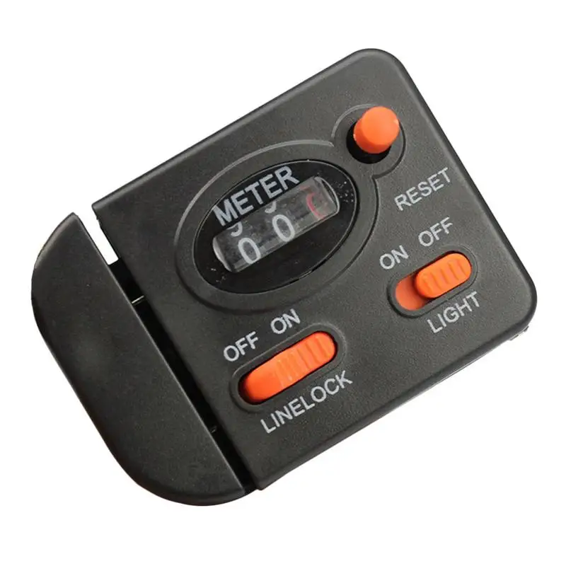 New Automatically Fishing Line Length Counter Fishing Line Counter Clip