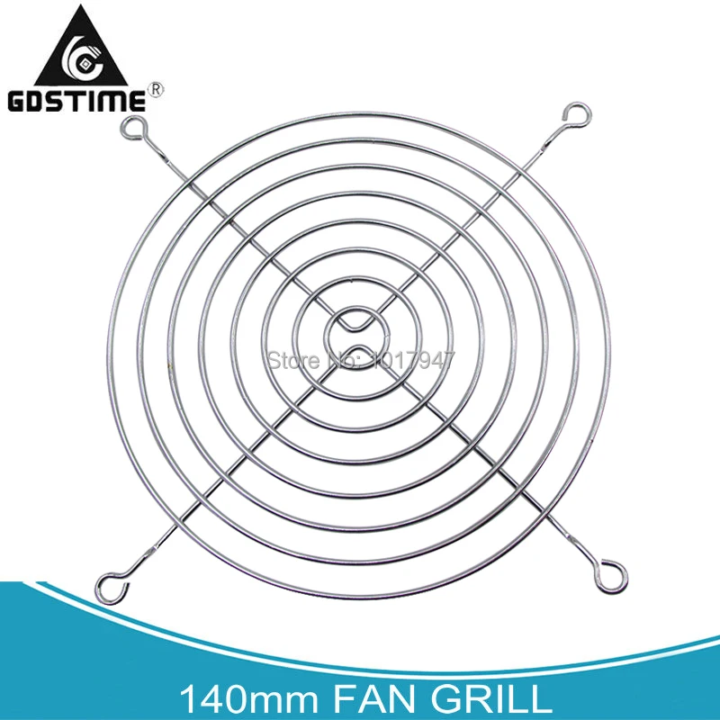 2 шт./партия 140 мм 14 см Металлический Стальной чехол для компьютера защитная сетка для вентилятора