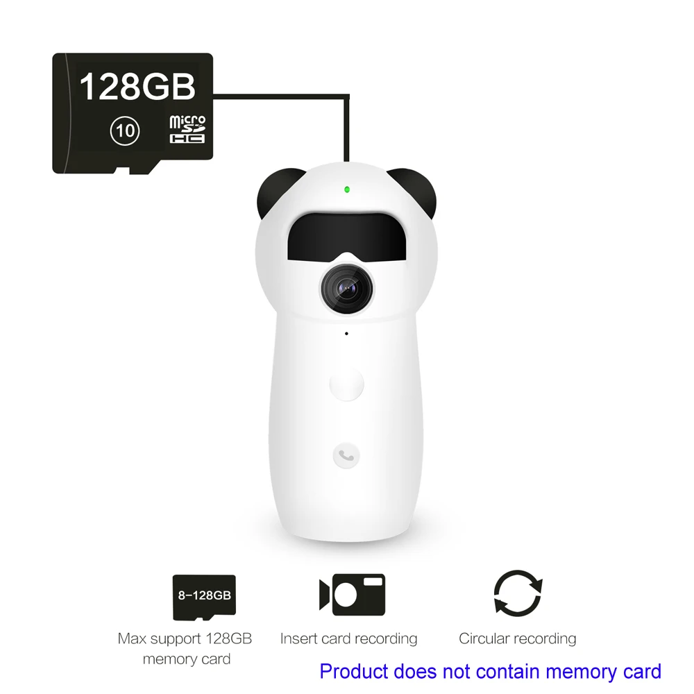 Ip Camera Wifi 1080p Mini Baby Monitor Audio Smart CCTV Home Security Wireless Ipcam Wide Angle Infrared Night Vision Security