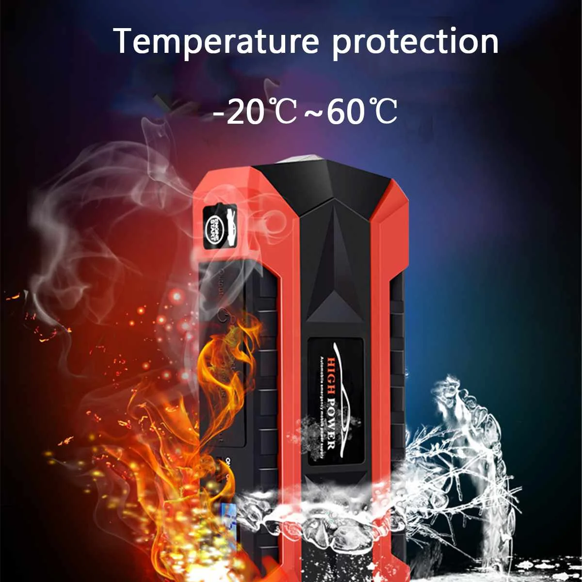 89800mAh Car Jump Starter Multifunction Emergency Charger Battery Power Bank Pack Booster 12V 4USB Starting Device Waterproof