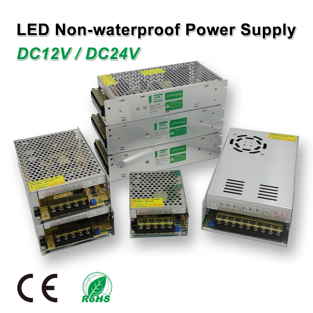 36 W LED Питание, светодиодные полосы, DC12V/24 V,-Водонепроницаемый, адаптер трансформатора, IP20, Крытый Применение для панели, линейный свет