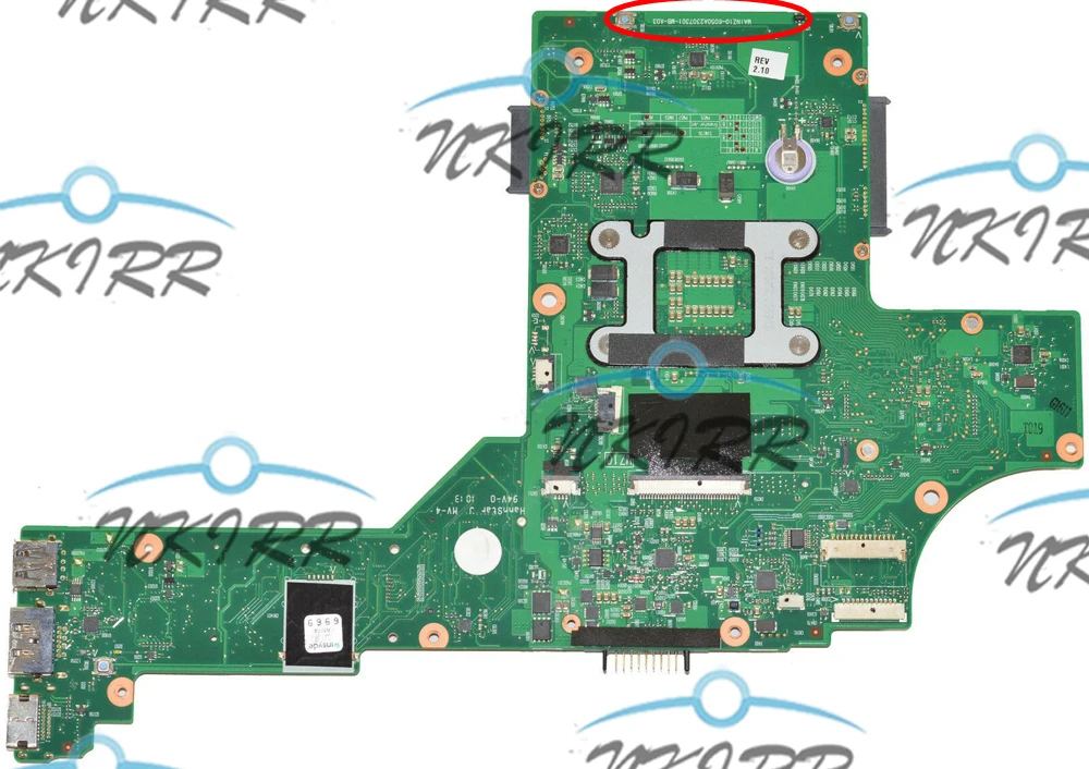 Mainz106050a2307301-mb-a02 V000208010 1310a2307307 S989 Hm57 Ddr3 Motherboard para Toshiba Satellite E200 E205 E2051904 Placa-mãe para notebook - Imagem 2
