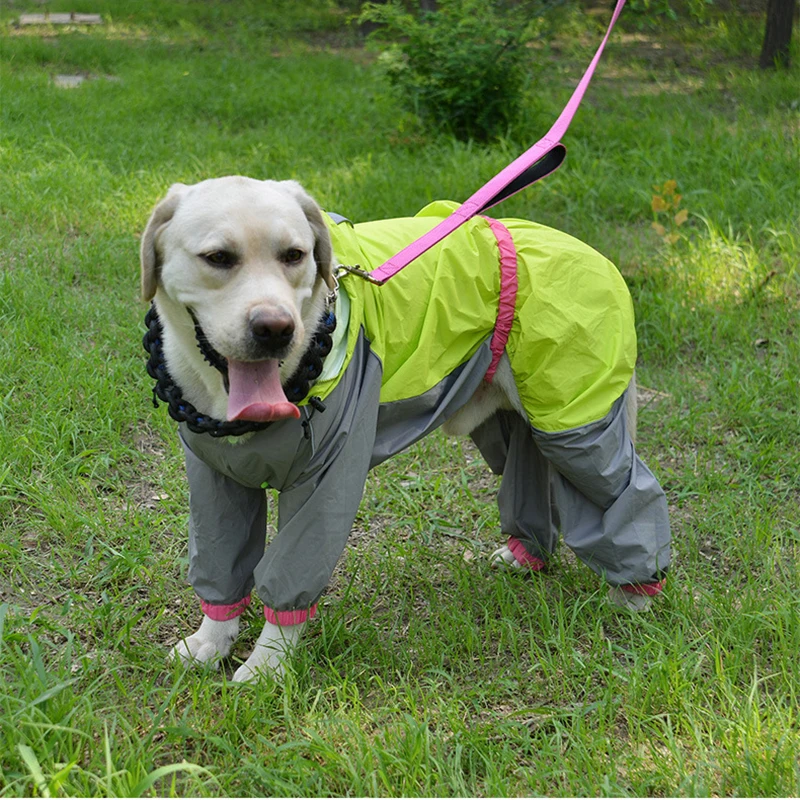 

Raincoat For Dogs Waterproof Dog Coat Jacket Reflective Dog Raincoat Clothes For Small Medium Large Dogs Labrador
