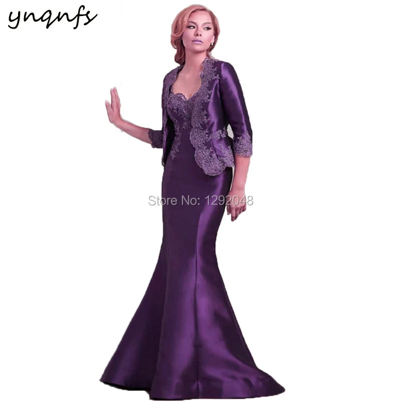 Ynqnfs M65 Two Piece Mother Of The Bride Dresses With Jacket