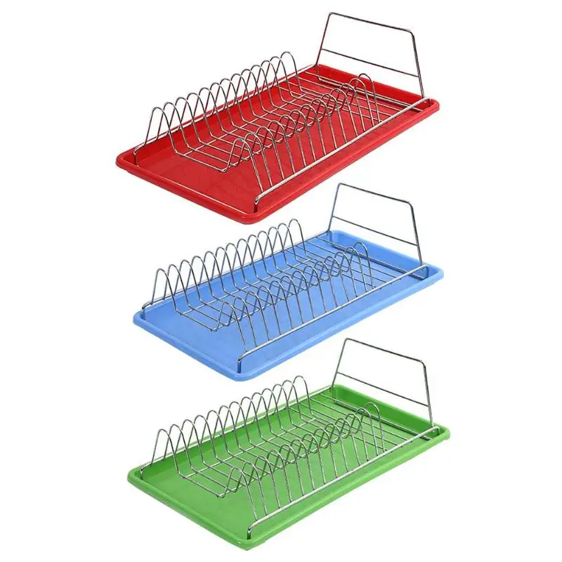 

Dish Drainer Drying Rack Dinnerware Bowl Cup Holder Tableware Storage Shelf Kitchen Dish Plate Organizer Storage Rack Tray