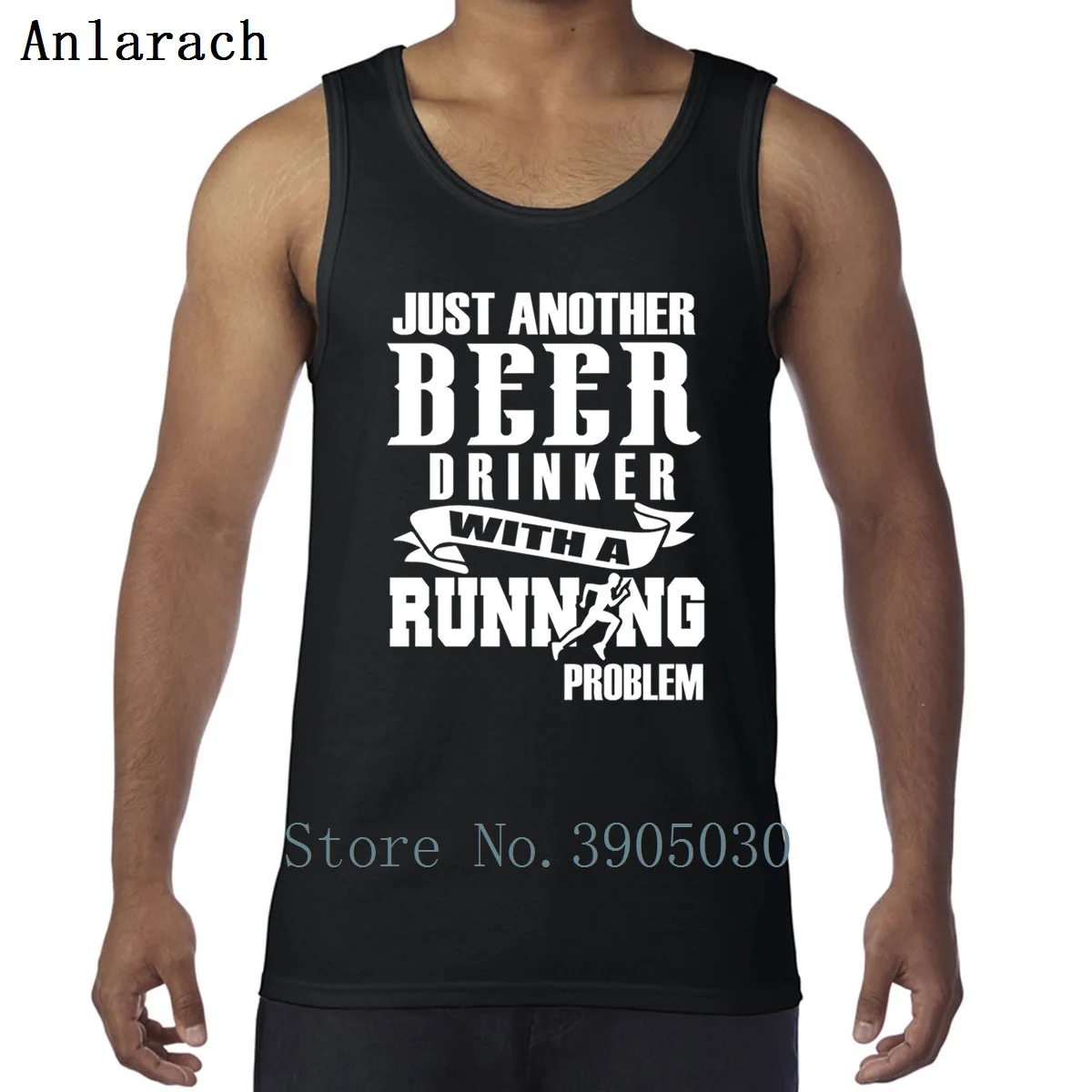 Beer Drinker Runnings Problem Vests Cute Classical Vintage Printed Tank