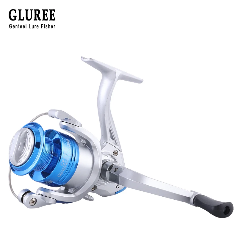 

GLUREE 10BB Plating Fishing Spinning Reel Carp Fishing Reel Gilded Line Cup Left/Right Handle Saltwater Wheel 5.2:1 CF1000~6000