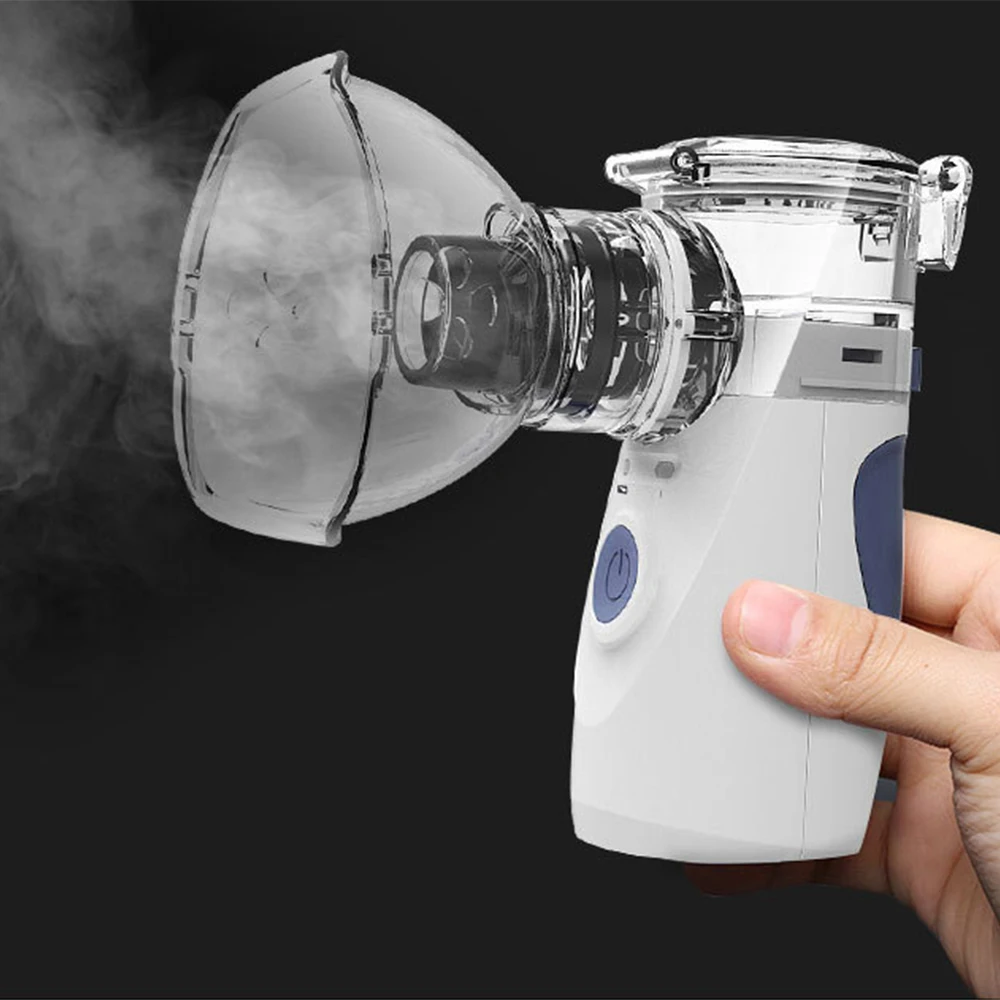 

Portable Ultrasonic Nebulizer Mini Handheld Inhaler Respirator mister Kit Health Care Children Home Inhaler Machine Atomizer