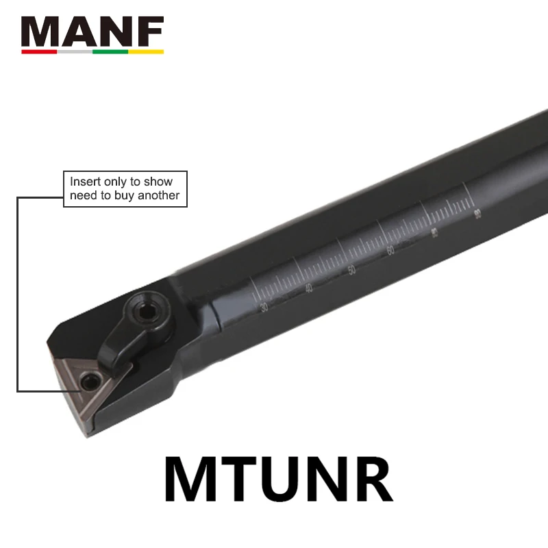 

MANF S20R-MTUNR16 20mm 25mm Triangle Insert Turning Internal Boring Tool Holders CNC Lathe Internal Turning Tool Holder