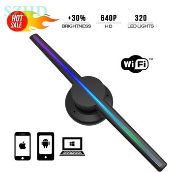 

Orginal Factory support wholesale 42cm 3d hologram led advertising display hologram 3d led fan