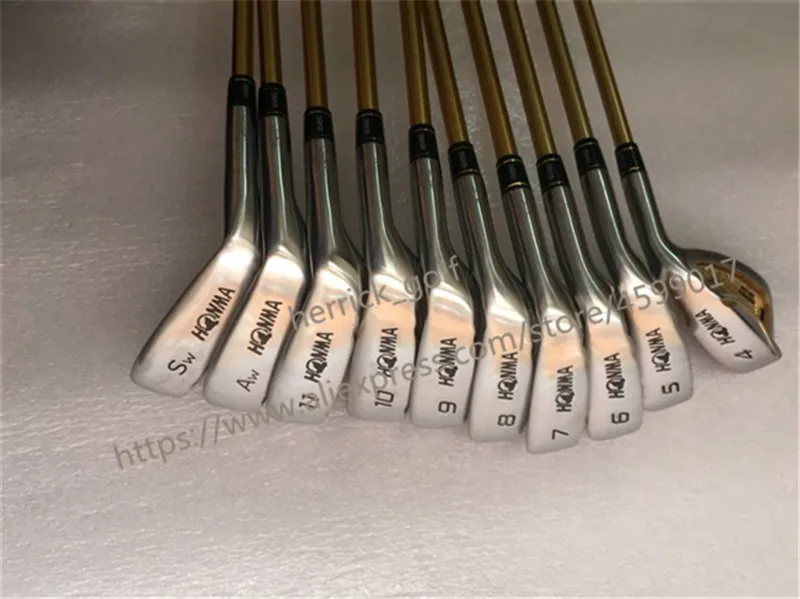Новый Мужской Гольф клуб HONMA Beres IS 06 Golf Iron Gold 4 11AW.SW/набор из 10 шт. железа с
