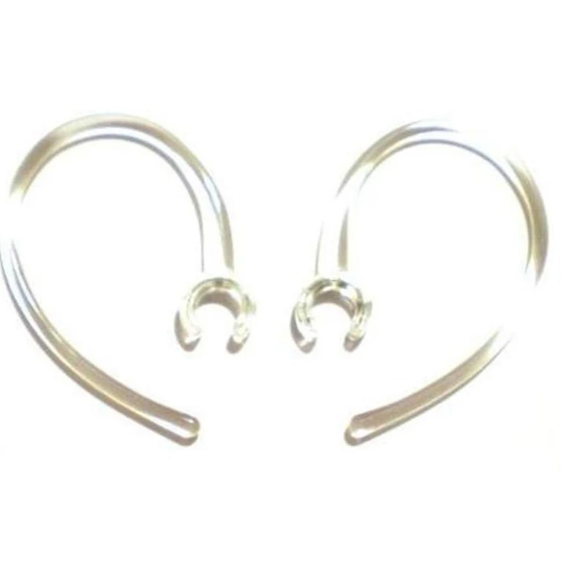 

2 Small Clear Good Quality Earhooks - Wireless Bluetooth Headset Ear Hook Loop Clip Earhook Hooks Loops Clips Earloop Earclip
