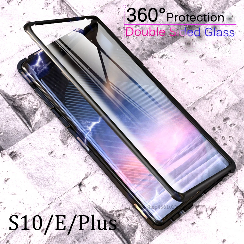 Передний + задний стекло 360 полная защита чехол для Samsung Галактики S10Plus S10e S10 e Plus