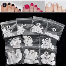 500 шт Fail Feet носочки для ногтей DIY Nail Art белые накладные носочки для ногтей, акриловые кончики для маникюра