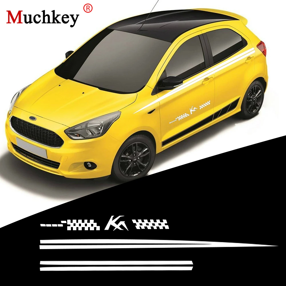 DIY Custom Car Decals For Ford Ka Car Sticker Car Side Body Decal