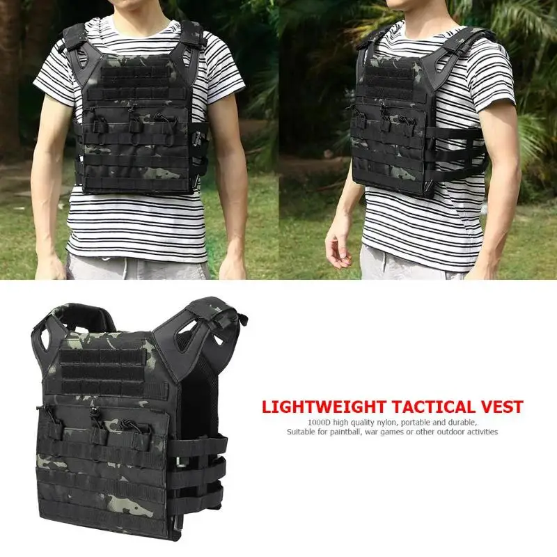 

Molle Sentry Lightweight Tactical Vest Plate Carrier Waistcoat Combat Assault Vest Hunting Vest Protection