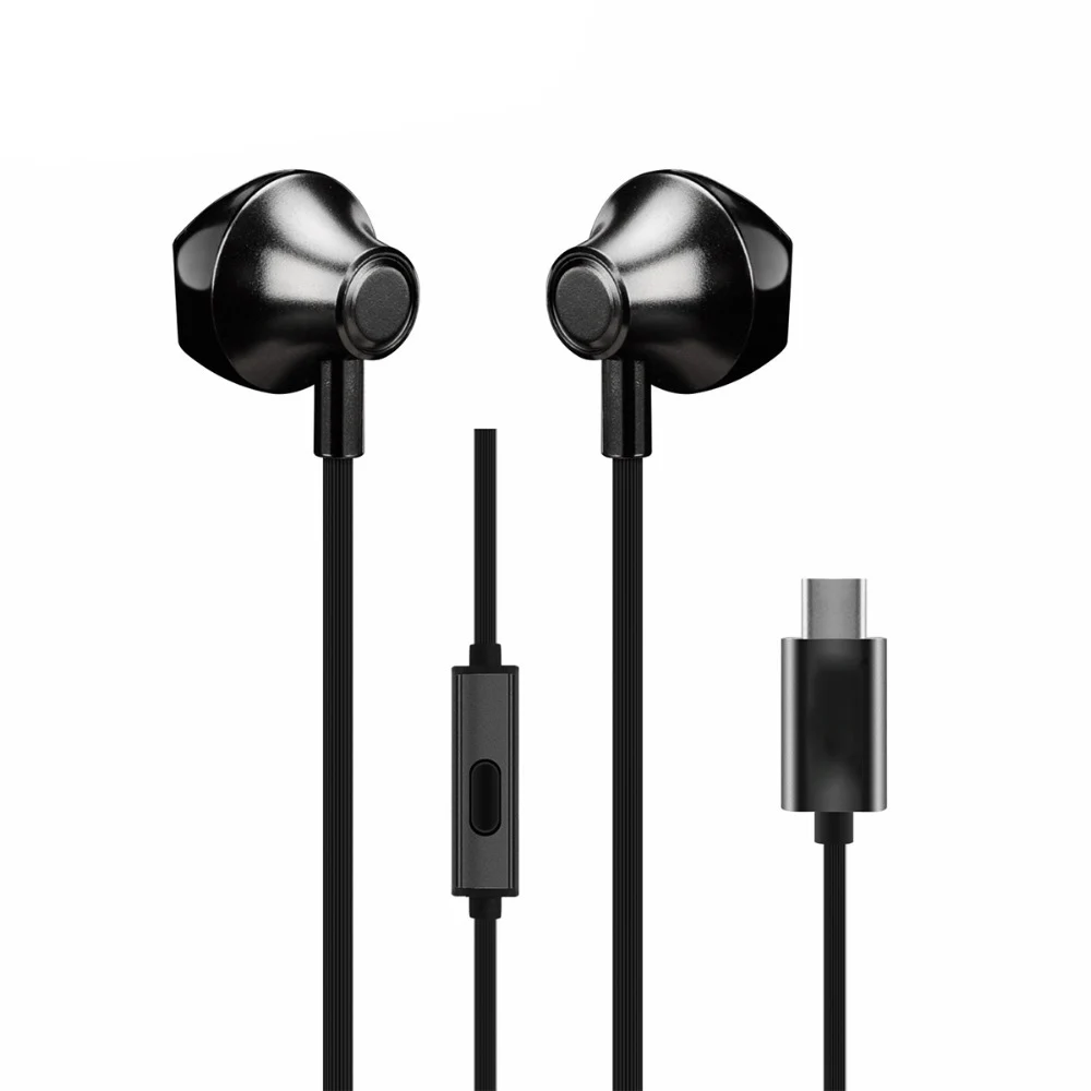 

Noise reduction high fidelity HIFI digital decoding TYPE-C headphones In-Ear Earphone ANC Wire Control Headset Type C Digital