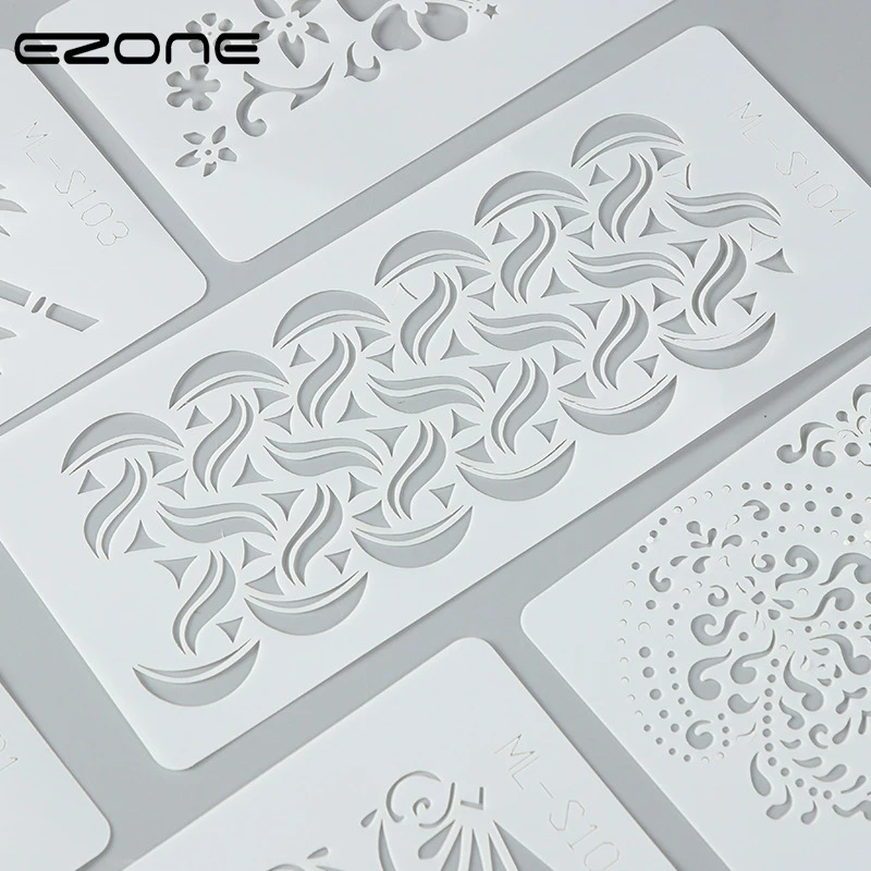 

EZONE Hollow Out Drawing Mould Stencil For DIY Painting Scrapbooking Decor Embossing Album Decorative Card Drawing Compass