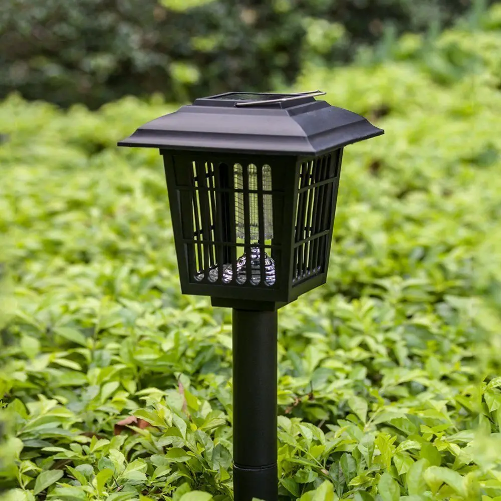 UV Trap Light Solar LED Solar Mosquito Killer Lamp Electronic Fly Bug