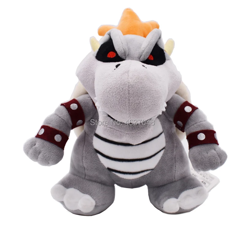 15-28CM Super Mario Broser JR 3D Land Bone Kubah Koopa Dragon Dark Bowser Kamek Waluigi Wario Lemmy Morton Roy Bully Plush Toys