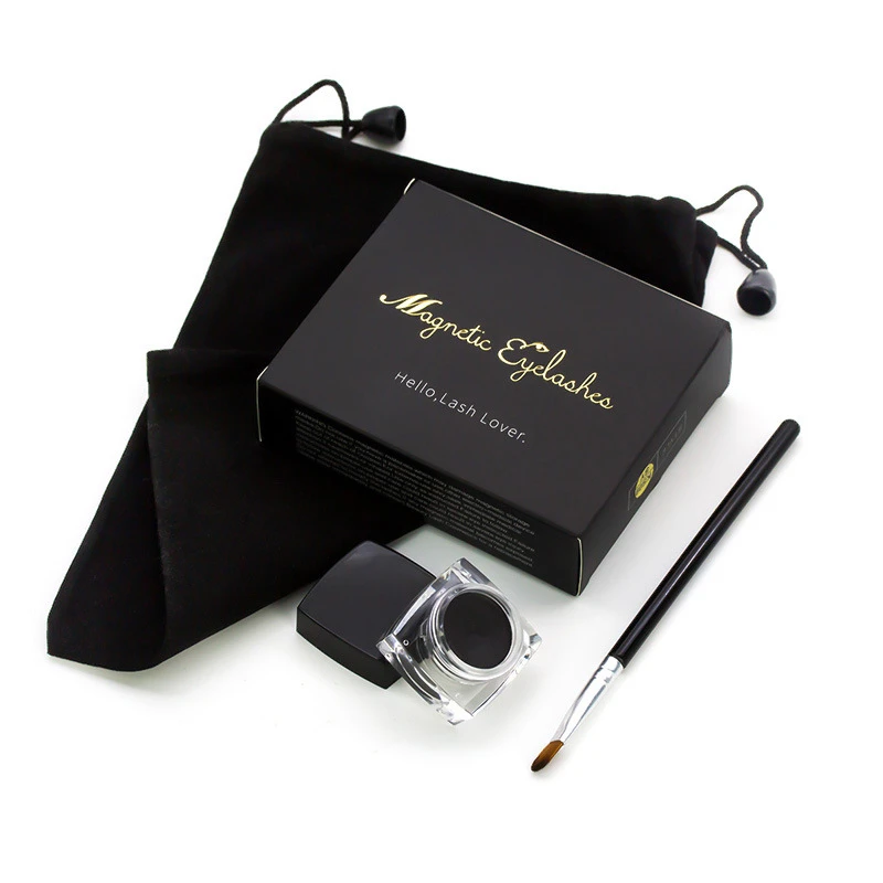 

Magnetic Eyeliner Cream Smooth Waterproof Eye Liner Easy To Wear Makeup Cosmetic Eye Liner Cream Set EyeLiner With Gift Box