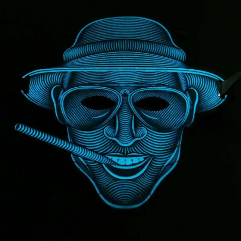 

Halloween Full Face Dance Mask Voice LED Control Party Masks Masquerade 3D Animal Masks