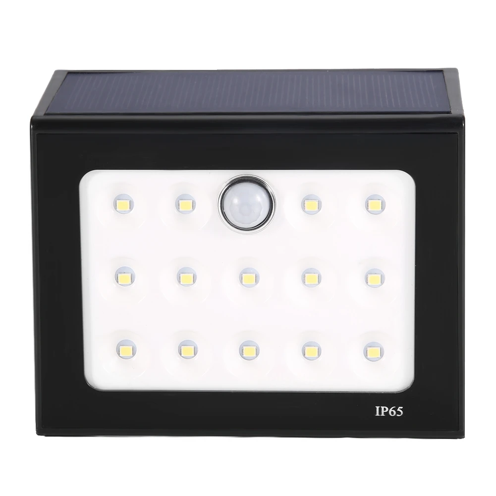 LED Solar Wall Lights For Outdoor Garden IP65 Waterproof Wall Lamp Human Body Induction