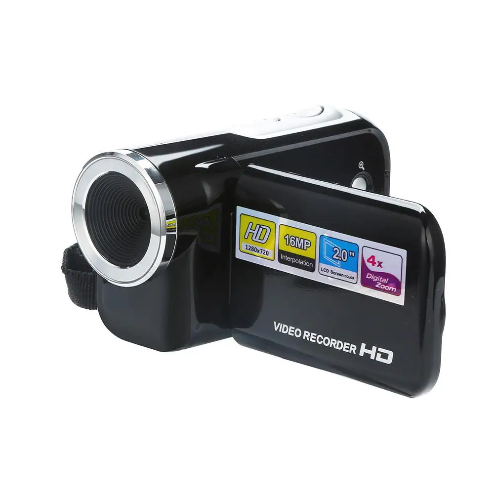 Видеокамера HD 1080P Ручной цифровой Камера 4X цифровой зум SD/MMC автомобиль 2-дюймовый TFT дисплей 16 миллионов пикселей разрыва r20