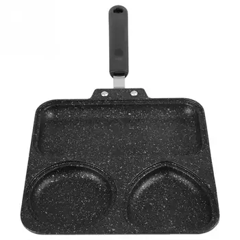 

Household Grill Fry Pan Cookware Stainless Steel Double Face Pan Steak Fry Pan Kitchen Accessories Cooking Tool